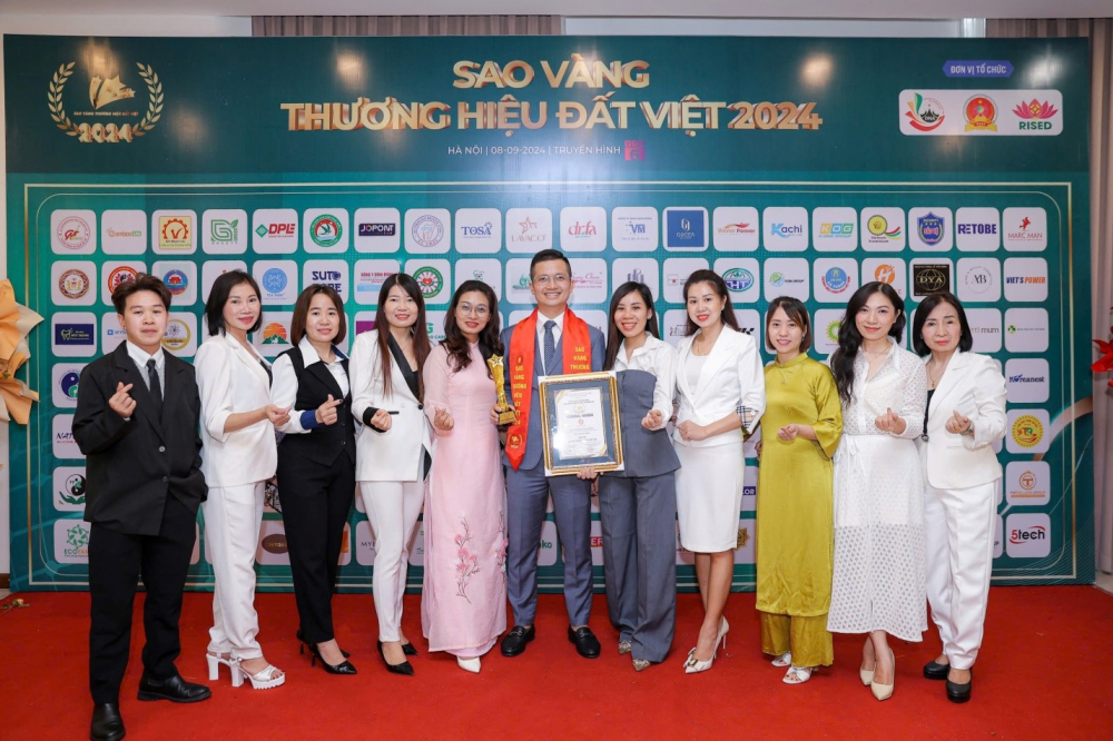 (Báo chí) Herarise tự hào lọt top 10 Giải thưởng Sao vàng thương hiệu Đất Việt 2024